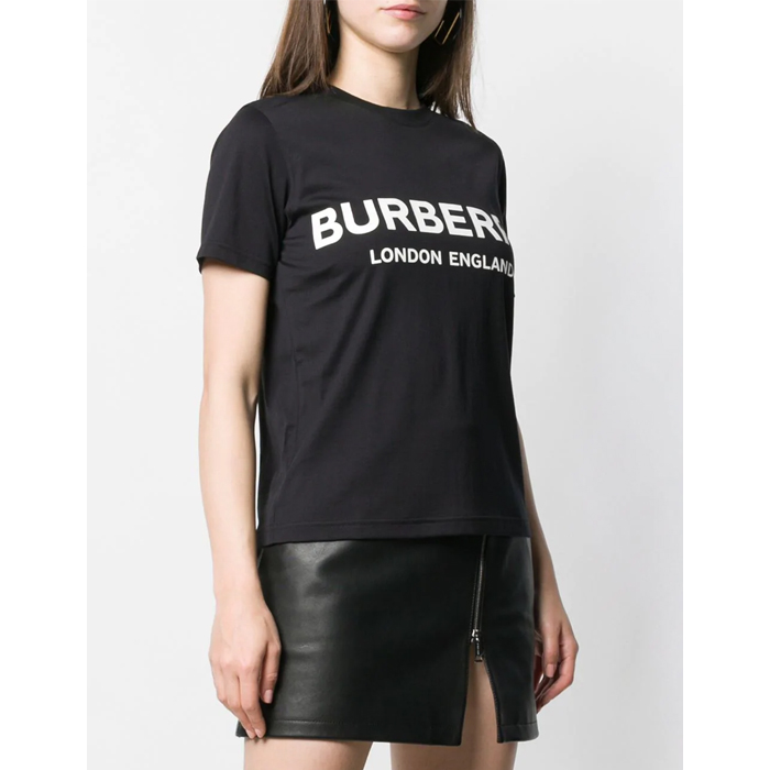 Image 3 of BURBERRY LADIES T-SHIRT バーバリー レディース T シャツ 8011651 A1189 BLACK