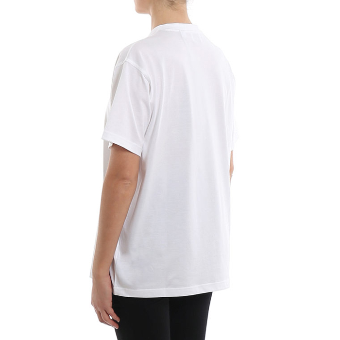 Image 4 of バーバリークルーネックTシャツ ホワイト レディース 8024629 WHIT