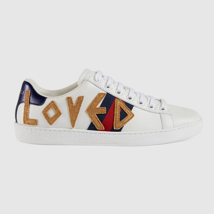 Image 3 of グッチレディースシューズ 505328 DOPE0 9095 Ace Embroidered Sneaker