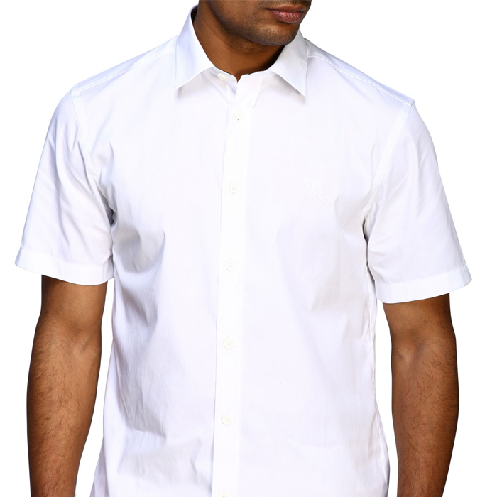 Image 5 of バーバリーメンズ半袖 カッターシャツ ホース刺繍 WHITE メンズ 8025614 WHIT