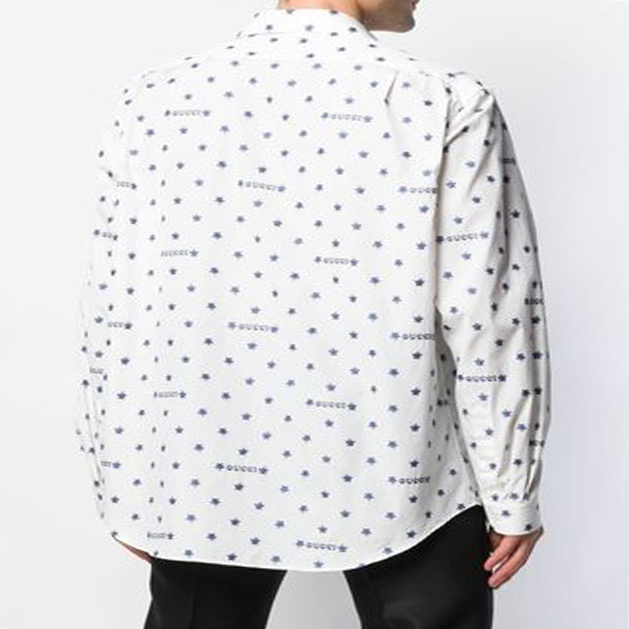 Image 4 of グッチ スターオールオーバーロゴシャツ  547239 ZAADT 9002