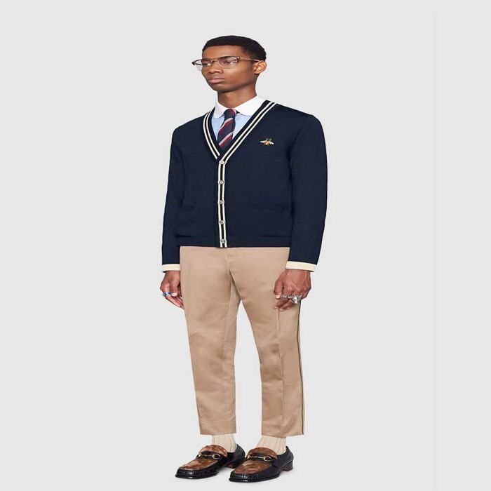 Image 6 of 蜂とグッチカーディガンウールニット 496443 X9I00 4650