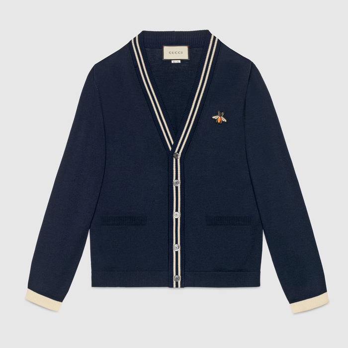 Image 3 of 蜂とグッチカーディガンウールニット 496443 X9I00 4650