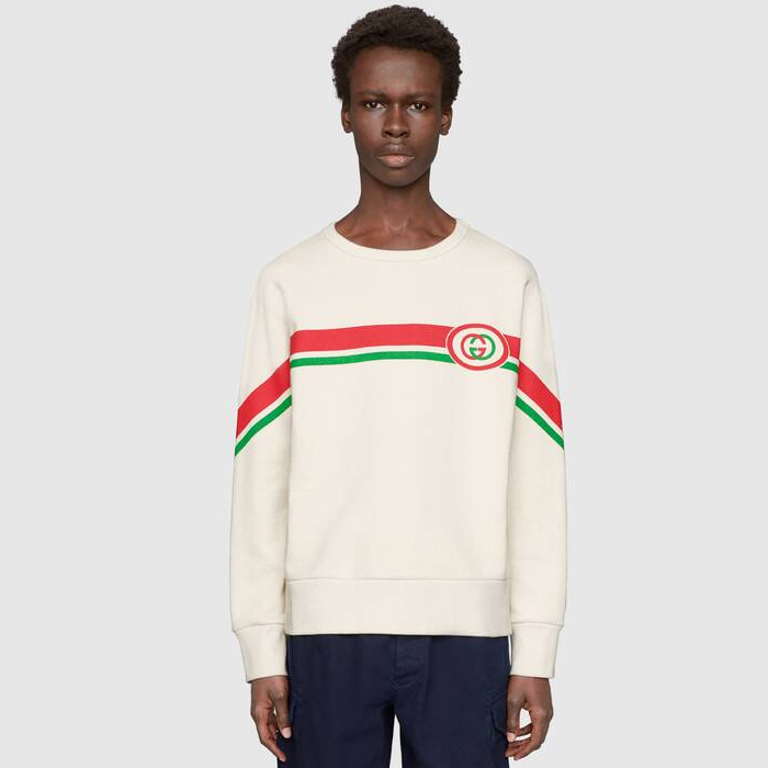 Image 6 of グッチロゴプリントクルーネックジャンパー  475532 XJBCM 9230