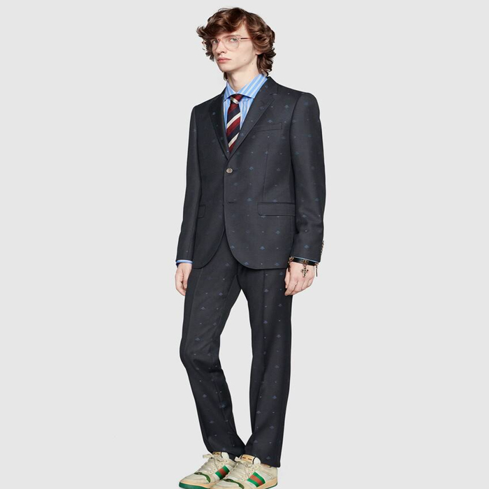 Image 6 of グッチ モナコミツバチとハートのウールスーツ  554100 Z559J 4265