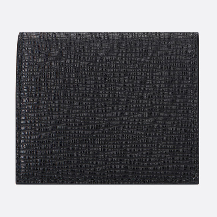 Image 3 of フェラガモウォレット  66-A137 P-C NERO GANCINI COIN PURSE IN TEXTURED LEATHER