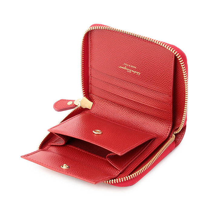 Image 5 of フェラガモウォレット 22-D156 PEBBLE CALF LIPSTICK