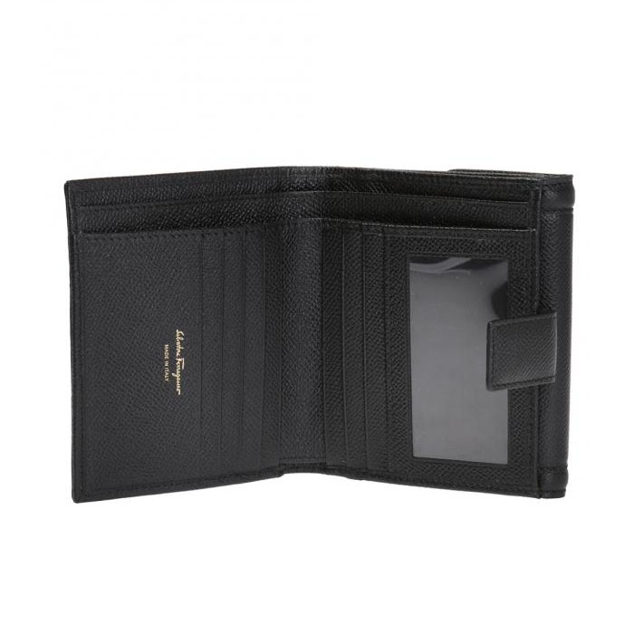 Image 3 of フェラガモウォレット 22-C911 PEBBLE CALF NERO 'VARA' LEATHER WALLET