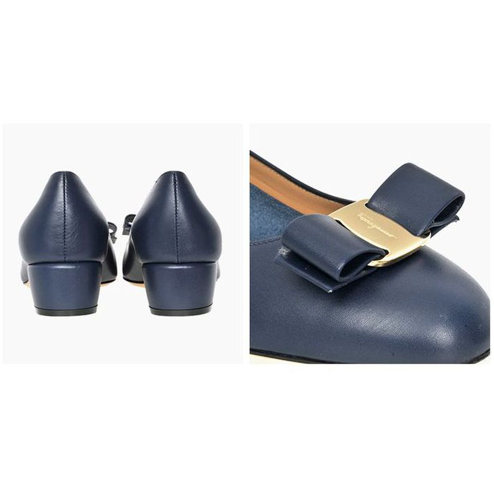 Image 3 of フェラガモレディシューズ 0574010 CALF OXFORD BLUE