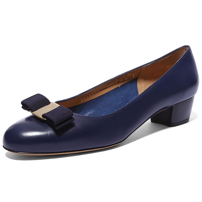 Image 3 of フェラガモレディシューズ 0573056 CALF OXFORD BLUE