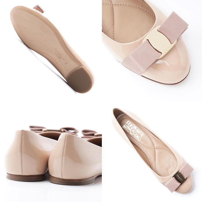 Image 5 of フェラガモレディシューズ 0518533 PATENT-CALF NEWBISQUE VARINA Wise C