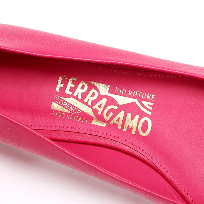 Image 5 of フェラガモレディシューズ 0688737 NACA BEGO ROSE RED