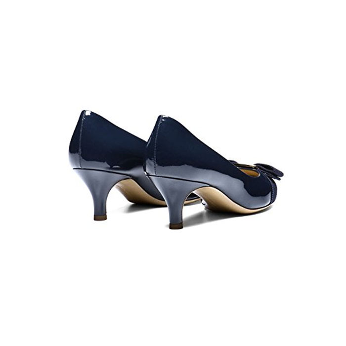 Image 4 of フェラガモレディシューズ 0539580 PATENT-CALF OXFORD BLUE Pumps Blue