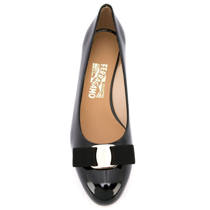 Image 5 of フェラガモレディシューズ 0574572 NAPLAK-CALF NERO Glitter Classic