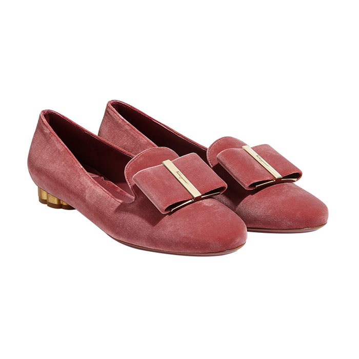 Image 3 of フェラガモレディシューズ 0680210 FABR NEGR PINK