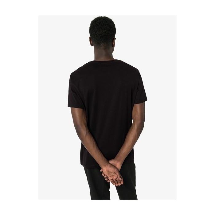 Image 4 of ジバンシィ クルーネック 半袖Tシャツ カットソー ロゴT シグニチャー刺繍 コットン BM70RL3002 001