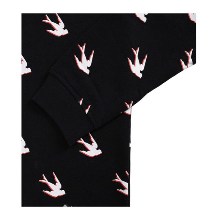 Image 6 of アレキサンダー マックイーンレディースブラックコットンスワローロングドレス 577659 OJ60 1000