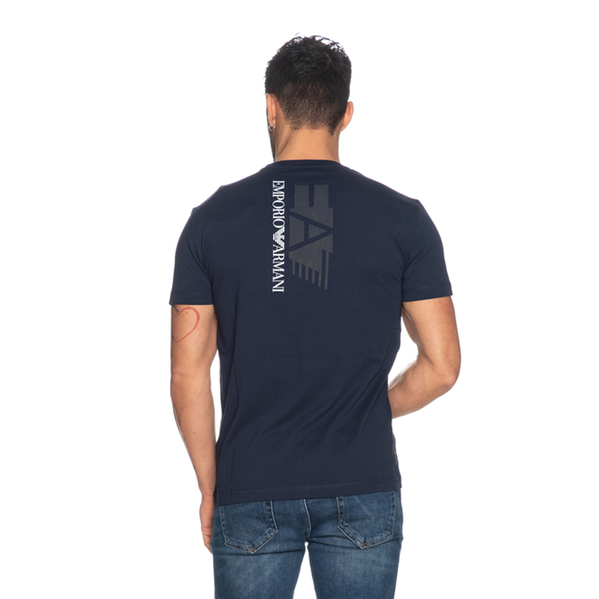 Image 4 of EA7 エンポリオアルマーニイーエーセブン メンズ  ブルー Tシャツ   3HPT29 PJJ6Z 1554
