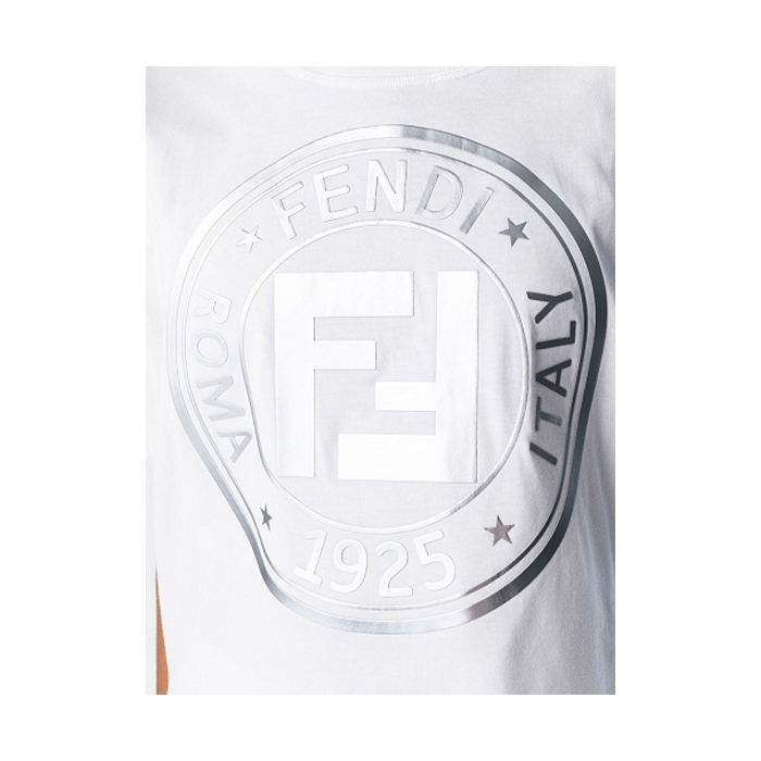 Image 4 of フェンディレディース Tシャツ 半袖 FFロゴ コットン FAF073 AB4E F188P
