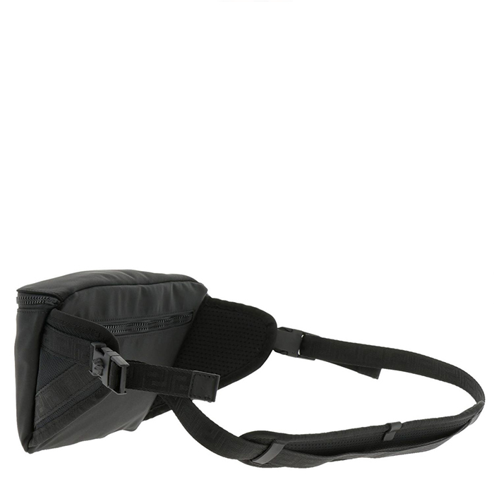 Image 4 of ヴェルサーチメンズブラックファブリックショルダーバッグウエストバッグ DFB6302 NYLV KNN