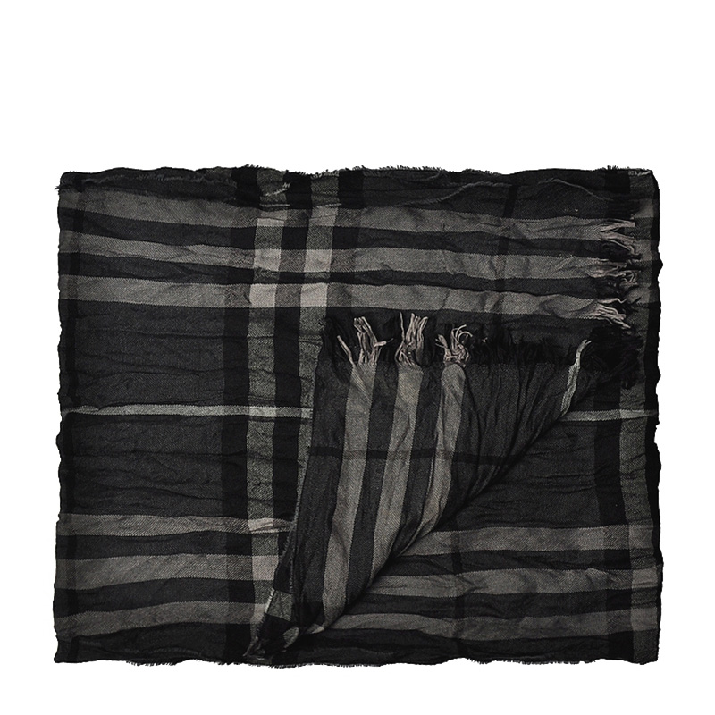 Image 3 of バーバリーBURBERRY スカーフ 3551800 0120C DARK-CHARCOAL ブラック/グレー