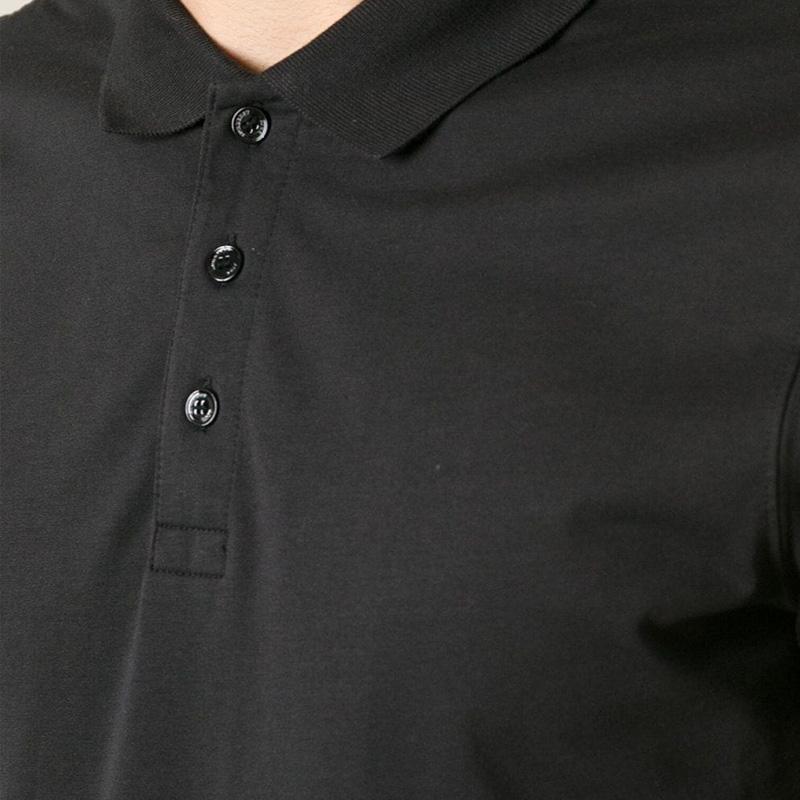 Image 5 of BURBERRY Men's Black Polo Shirt 3904562 00100 BLACK