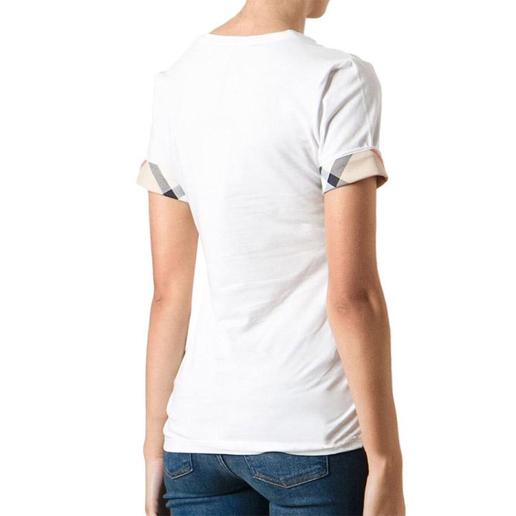 Image 3 of バーバリーBURBERRY レディース ホワイト Tシャツ 3927203 10000 WHITE
