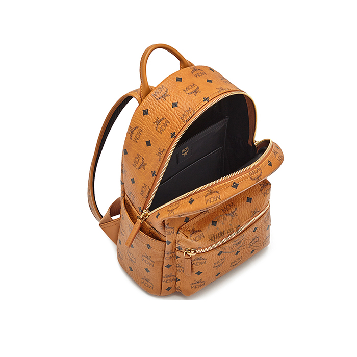 Image 4 of MCM レディース キャメル リュックサック バックパック MMK6SVE37CO