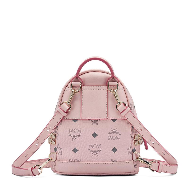 Image 3 of MCM レディース ピンク リュックサック バックパック MMK6SVE92QH