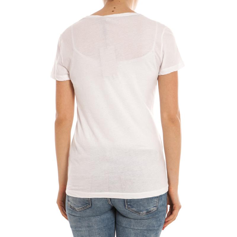 Image 4 of バーバリーBURBERRY レディース ホワイト Tシャツ 3965845 1000P WHITE