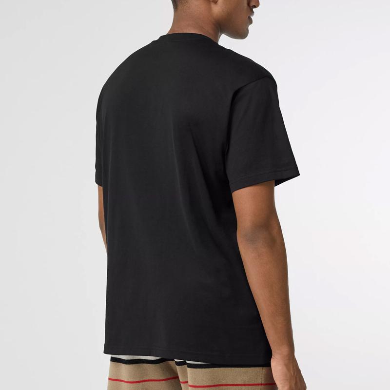 Image 5 of バーバリーBURBERRY メンズ ブラック Tシャツ 8017484 A1189 BLACK