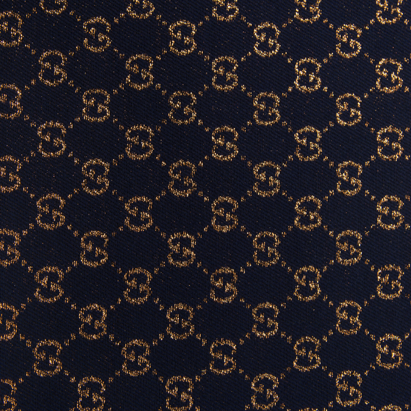 Image 4 of グッチ GUCCI マフラー メタリックGG ウール 479763 3G187 4175