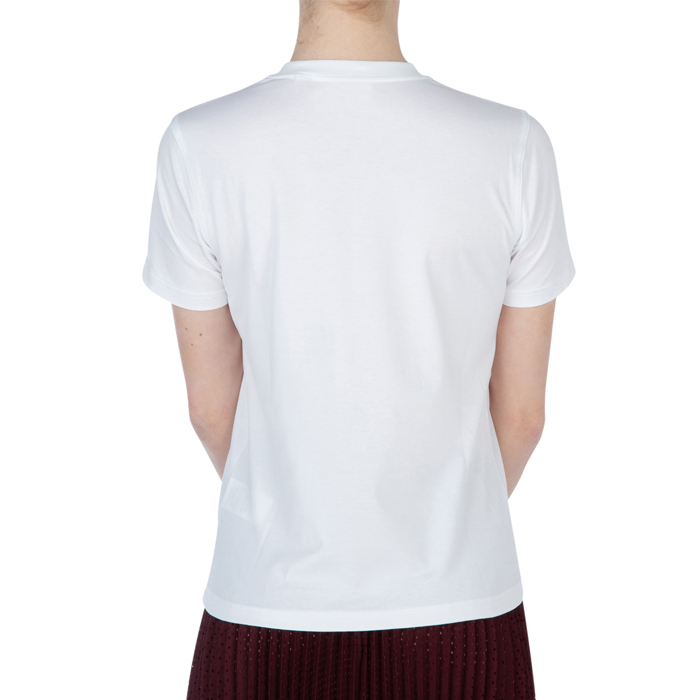 Image 4 of バーバリーレディースホワイトストレッチコットンTシャツ8008894 WHIT サイズ L