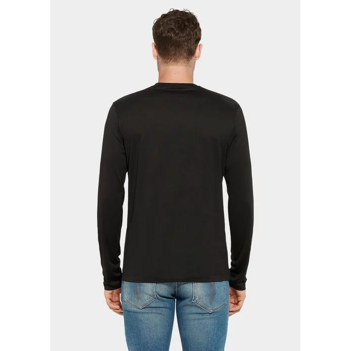 Image 4 of ヴェルサーチ ブラックコットンビーズスタッドメデューサパターンメンズ長袖Tシャツ A77990 A201952 A008