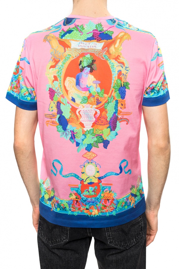 Image 4 of ヴェルサーチカラヴァッジョプリントショートスリーブTシャツ A77276 A234048 A7237