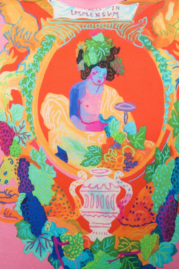 Image 5 of ヴェルサーチカラヴァッジョプリントショートスリーブTシャツ A77276 A234048 A7237