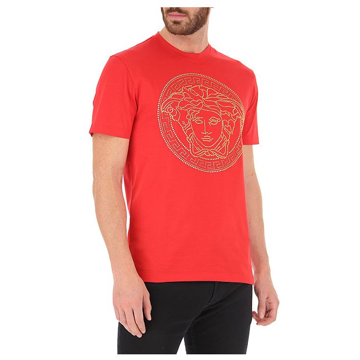 Image 4 of ヴェルサーチ ゴールドトーン メデューサヘッドショートスリーブTシャツ A77987 A201952 A041