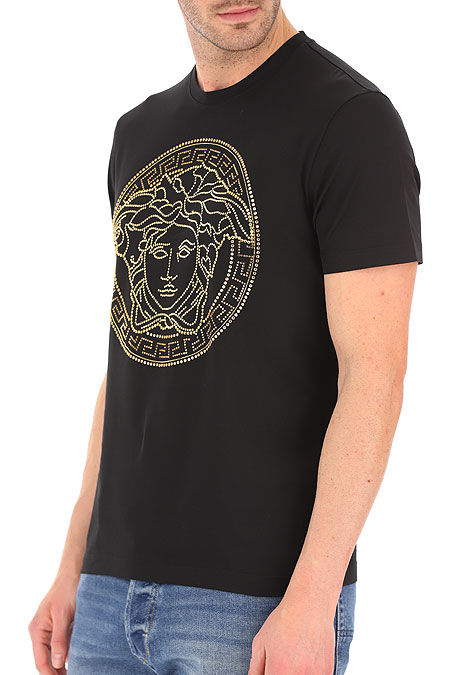 Image 4 of ヴェルサーチ ゴールドトーン メデューサヘッドショートスリーブTシャツ A77987 A201952 A008