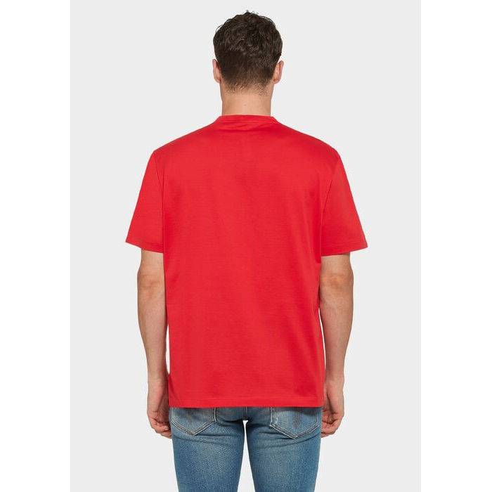 Image 4 of ヴェルサーチメンズニューコットンブランドレタープリントメンズ半袖Tシャツ A81548 A201952 A041