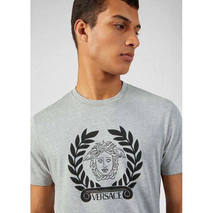 Image 5 of ヴェルサーチメデューサプリントメンズ半袖Tシャツ A85156 A228806 A8026