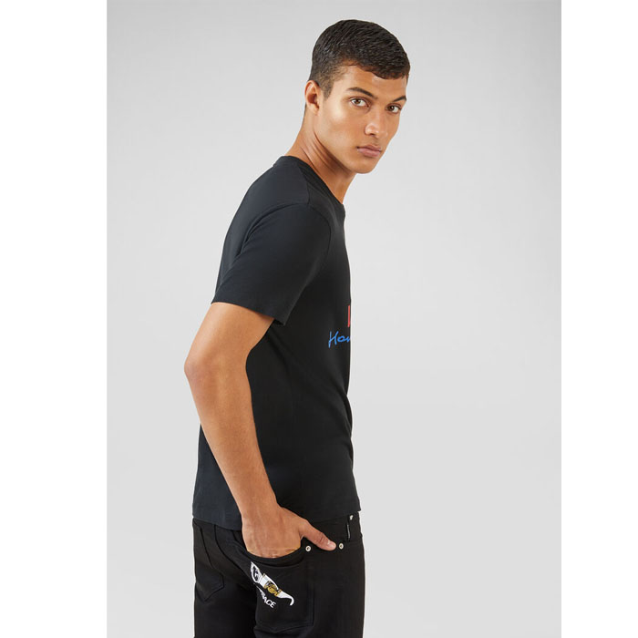 Image 4 of ヴェルサーチメンズメデューサロゴ半袖Tシャツ A85989 A228806 A1690 ブラック