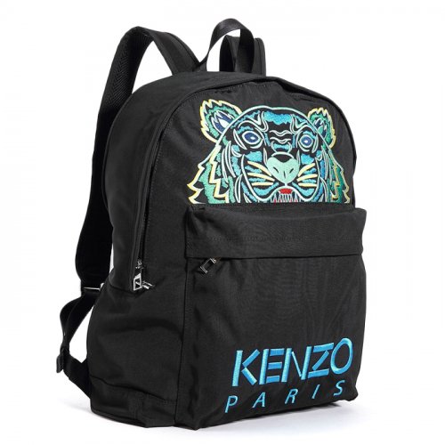 Image 3 of ケンゾー メンズ タイガー刺繍キャンバスバックパック 5SF306 F20 99D