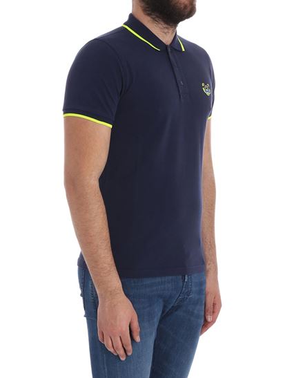 Image 3 of ケンゾー ブルーKフィットタイガーポロシャツ 5PO001 4BA 78