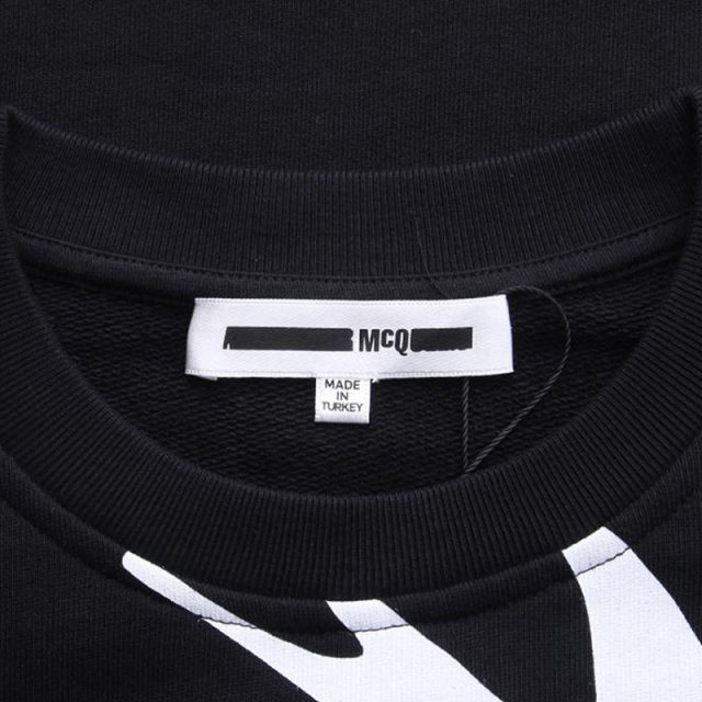 Image 5 of アレキサンダー マックイーンレディースブラックコットンスワローロングドレス 379194 IJ81 1000