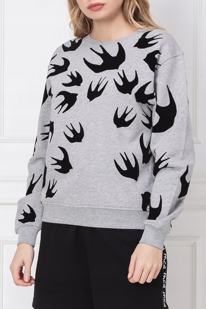 Image 3 of アレキサンダー マックイーンレディースシグネチャースワロースウェットシャツ 473704 LT87 1225