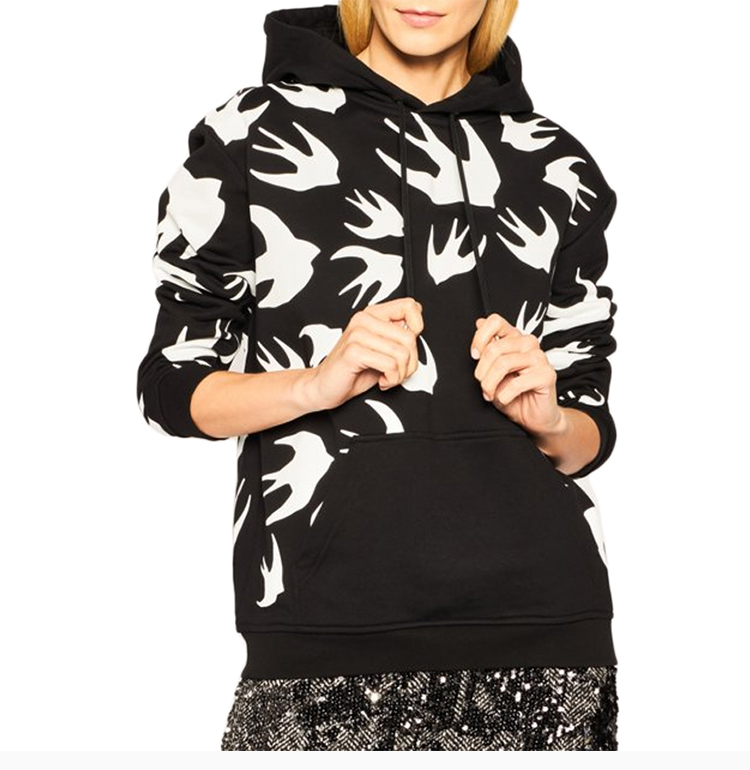 Image 3 of アレキサンダー マックイーンレディースブラックスワローパーカー 527546 LT72 1000