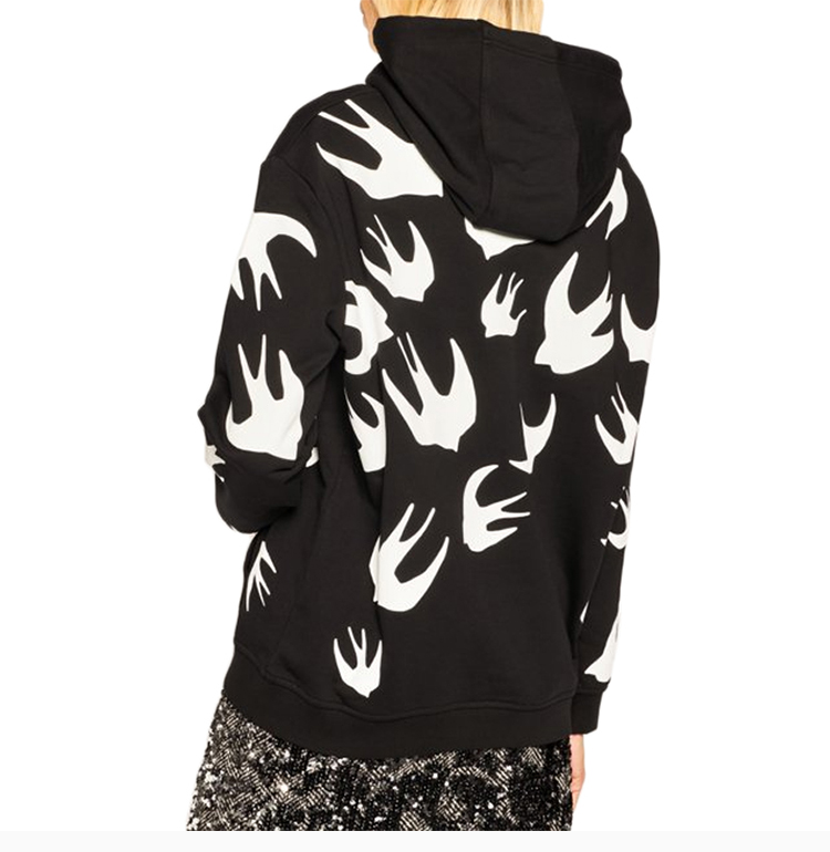 Image 4 of アレキサンダー マックイーンレディースブラックスワローパーカー 527546 LT72 1000