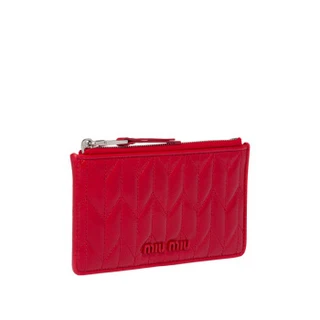 Image 3 of ミュウミュウレディース マテラッセ シャイニーカード財布 小銭入れ 5MB006 2D6C ROSO