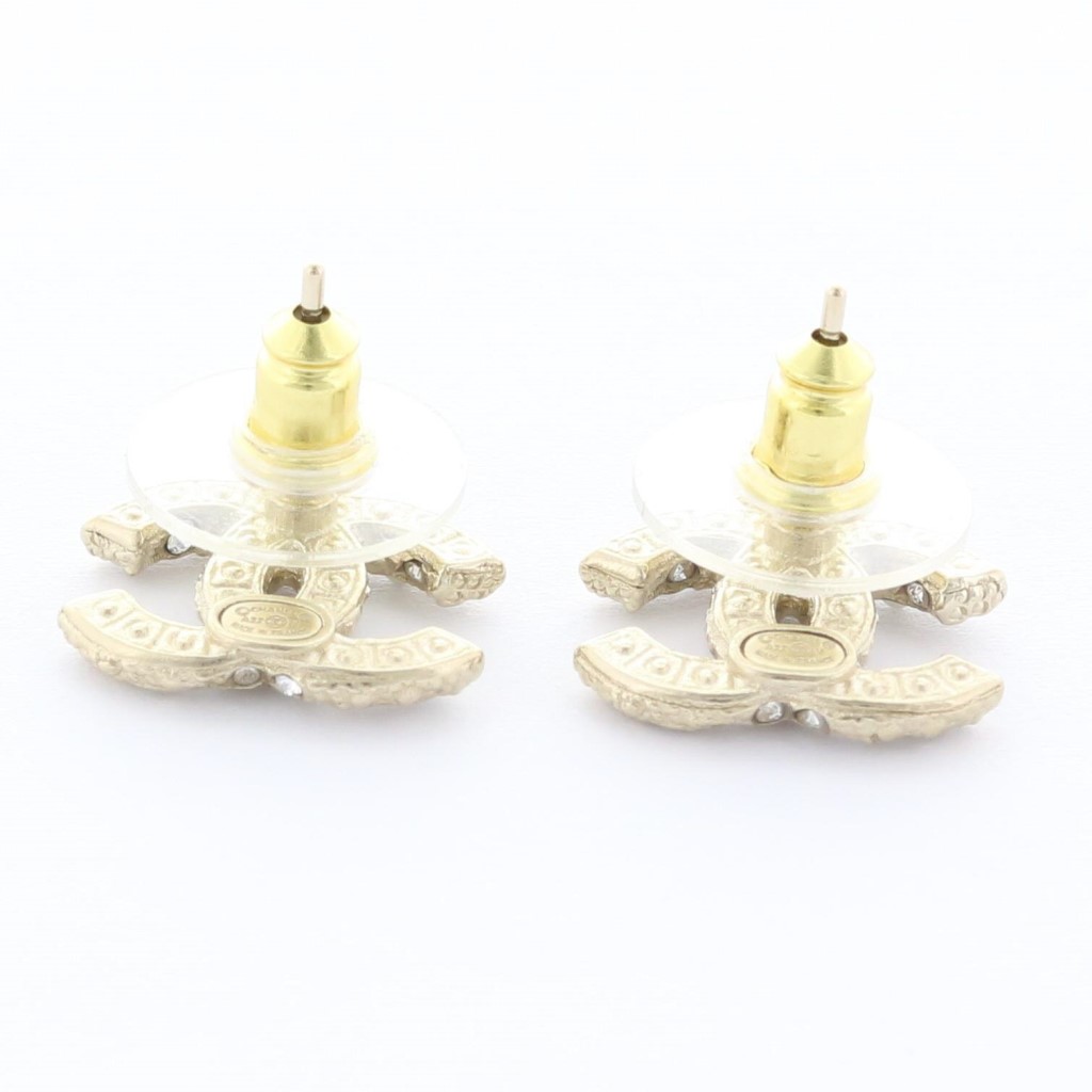 Image 3 of CHANEL Earrings Women's CC Mark Gold A64766 B06258 ND321
