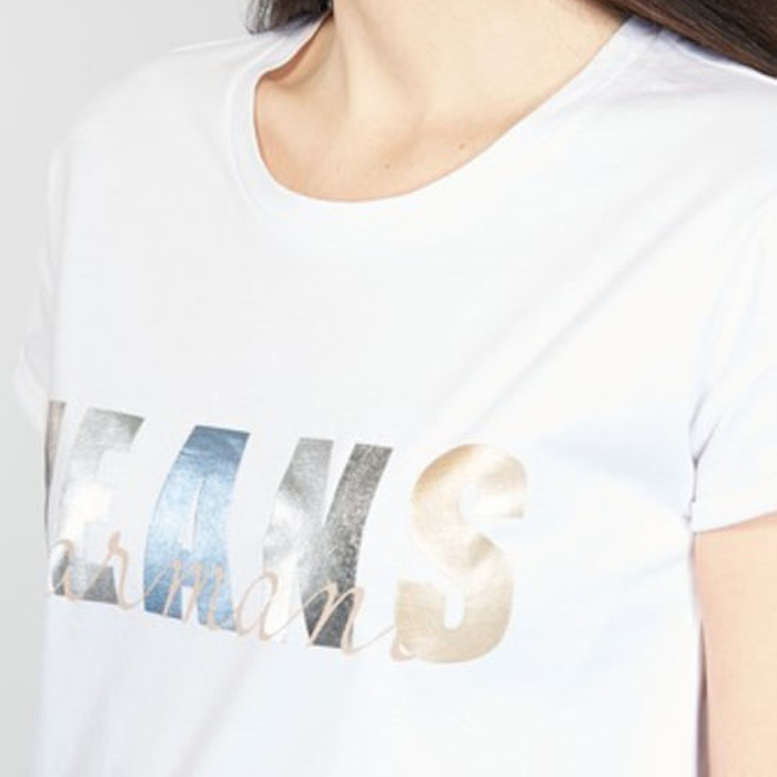 Image 3 of AJ LADIES T-SHIRT アルマーニ ジーンズ レディースTシャツ 3Y5T07 5J14Z 1100